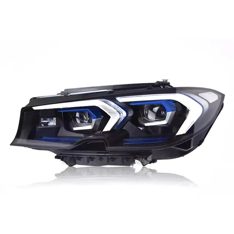 BMW G20 3-Series Facelift-Style LED Headlights (2019–2022) – Dual LED Projector, Switchback Turn Signals, Plug-and-Play Upgrade