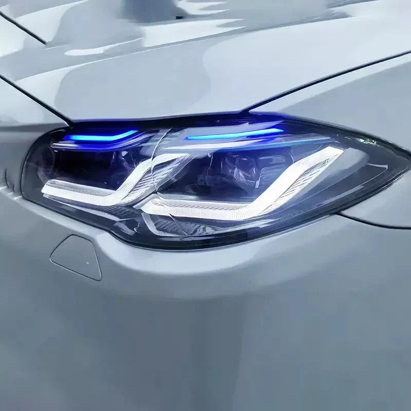 BMW F10 5-Series & M5 G-Series LED Headlights (2011–2017) – OEM+ Facelift Style with LED Projectors, Switchback Turn Signals, Plug-and-Play