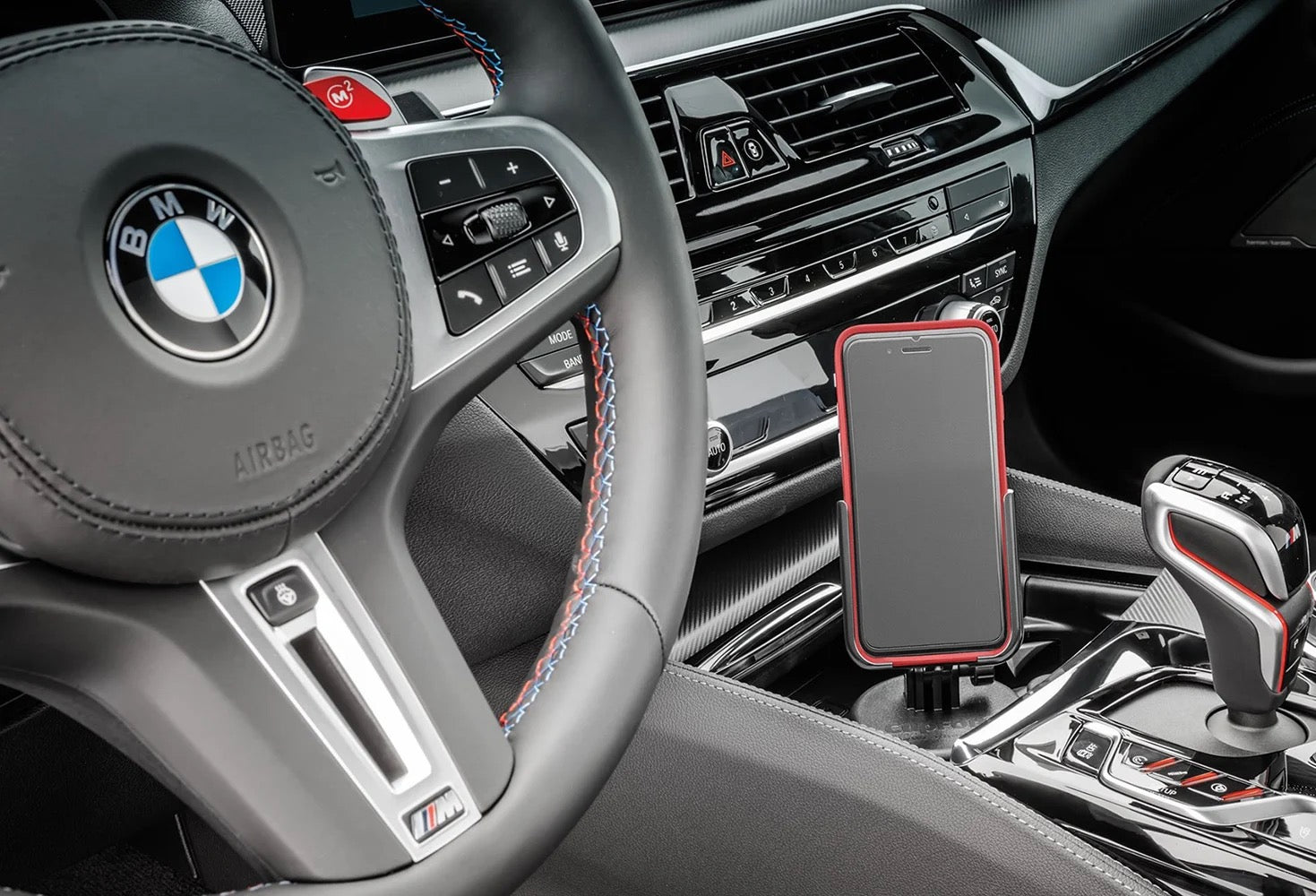 WeatherTech CupFone® Universal Cell Phone Holder – Adjustable Cup Mount for Larger Smartphones